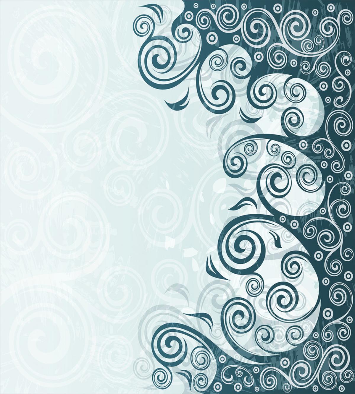 Floral Details Swirls — Pattern