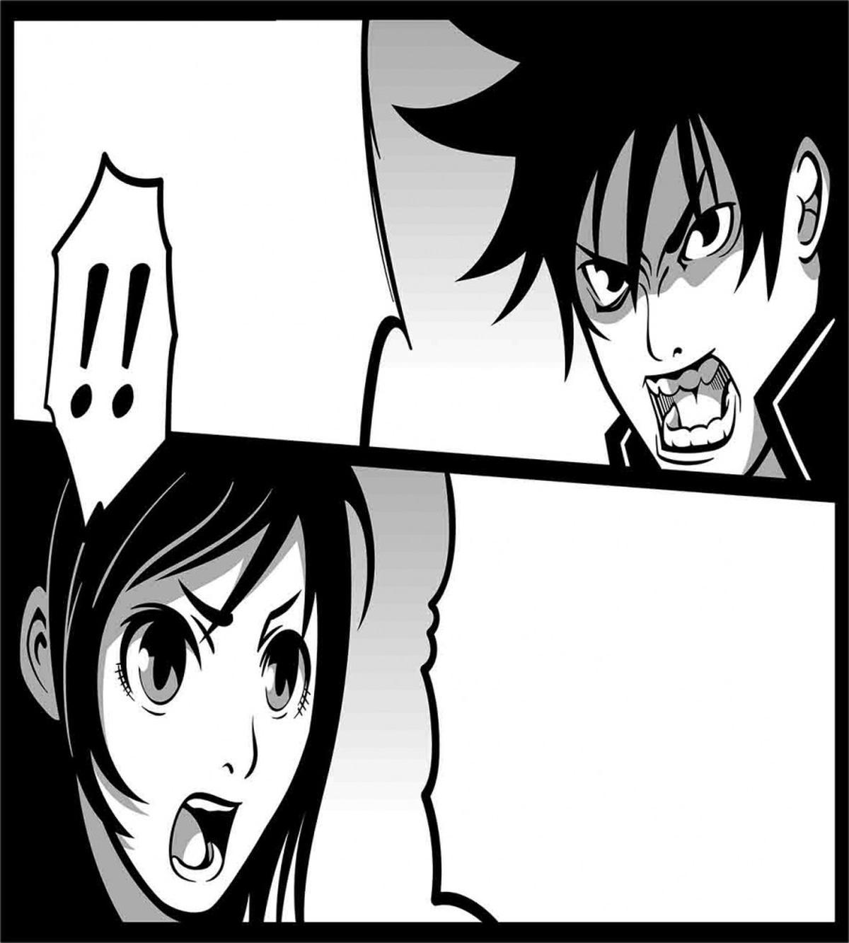 Japanese Cartoon Comic — Pattern