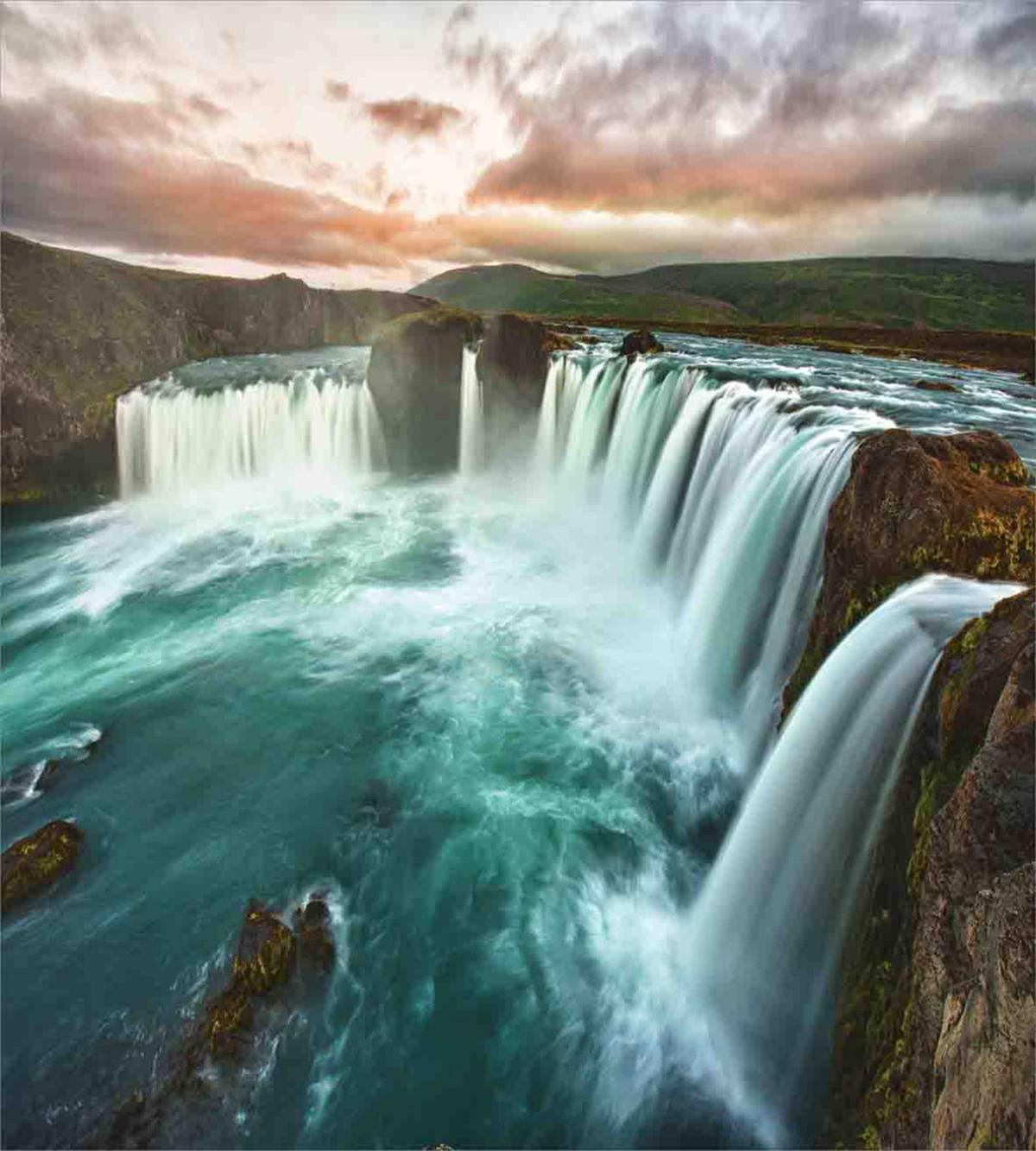 Wild Nature Waterfall — Pattern