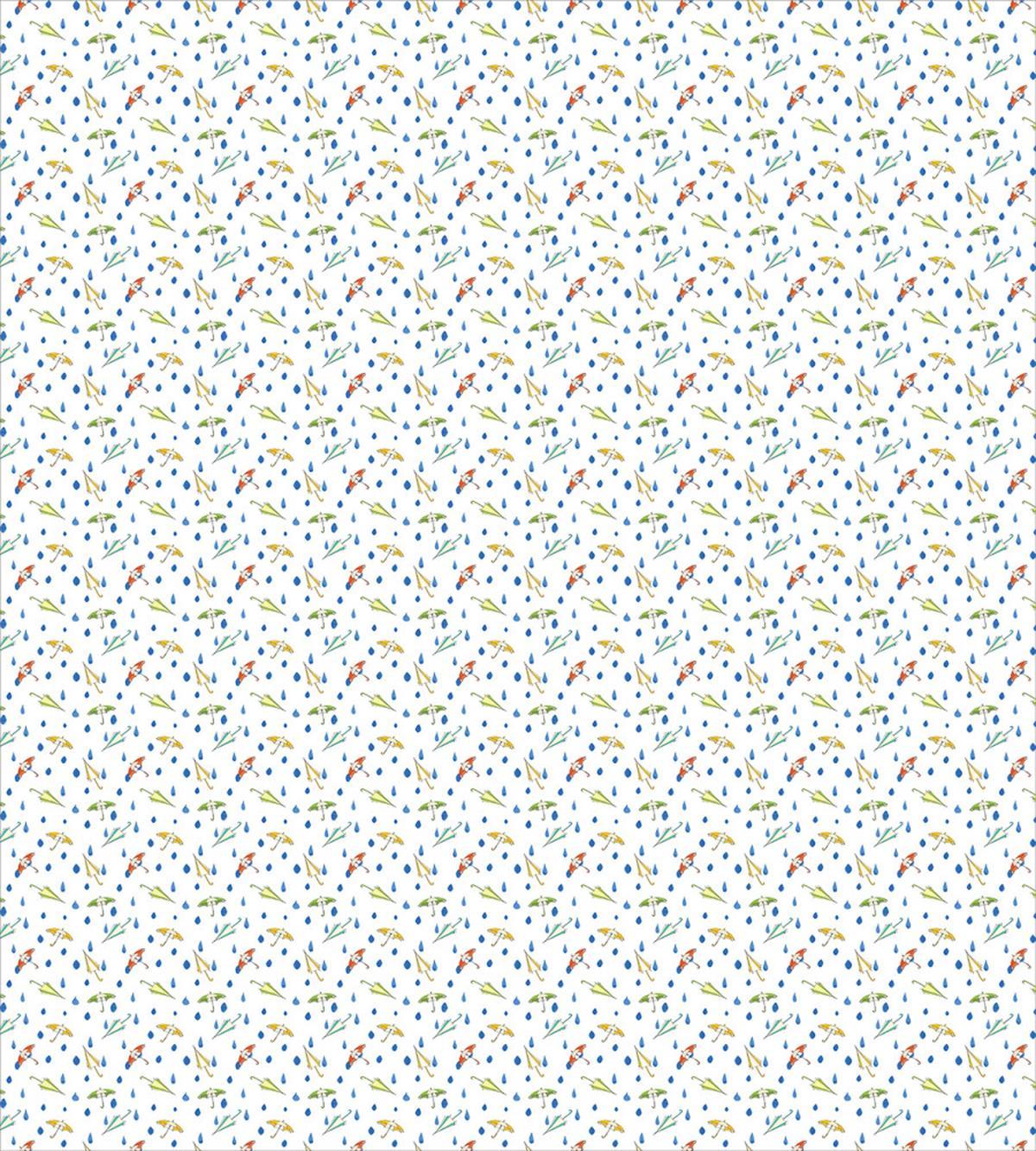 Blue Drops Watercolors — Pattern