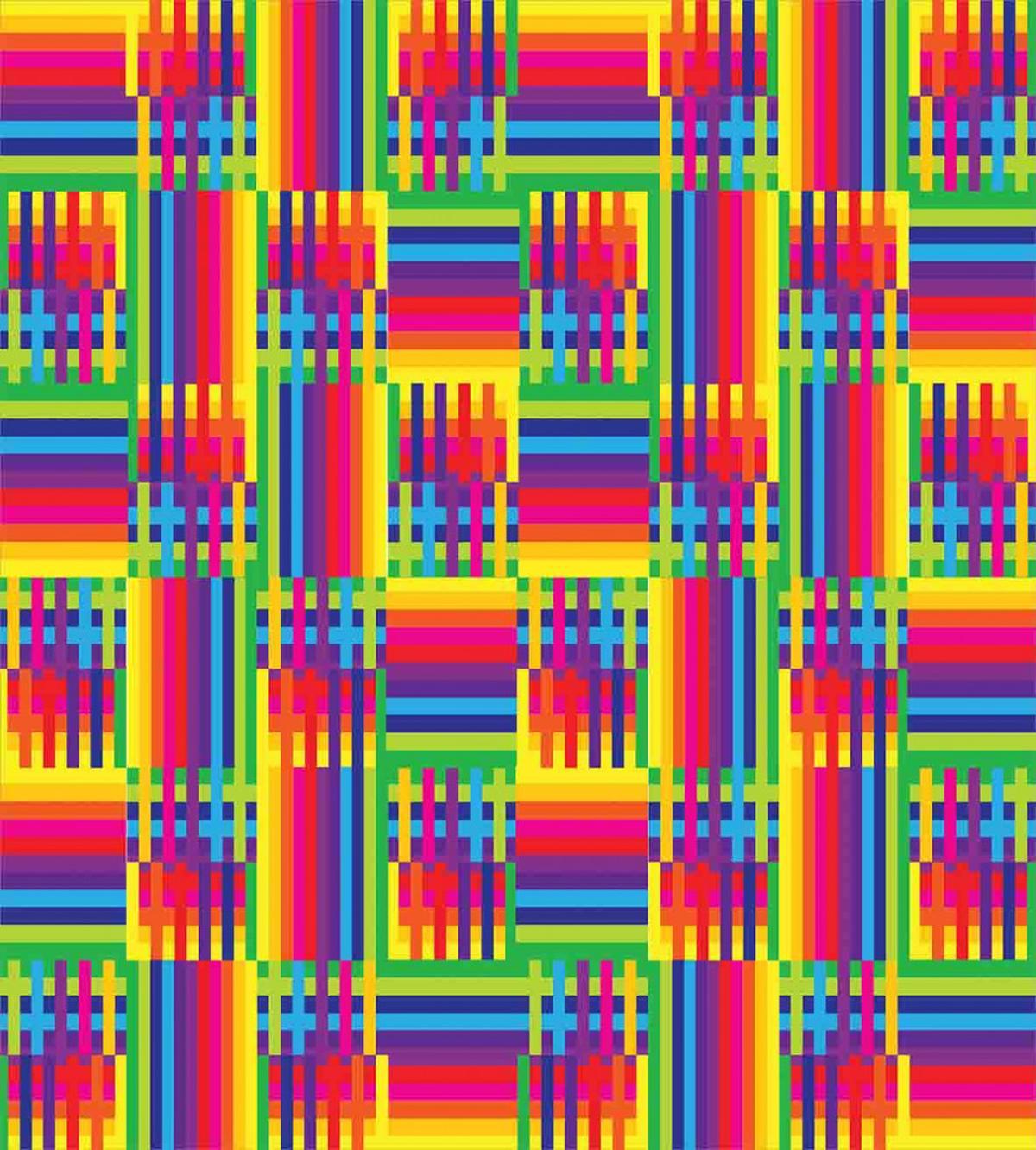 Striped Mosaic — Pattern
