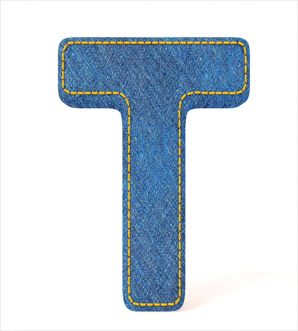 Blue Jean Texture T — Pattern