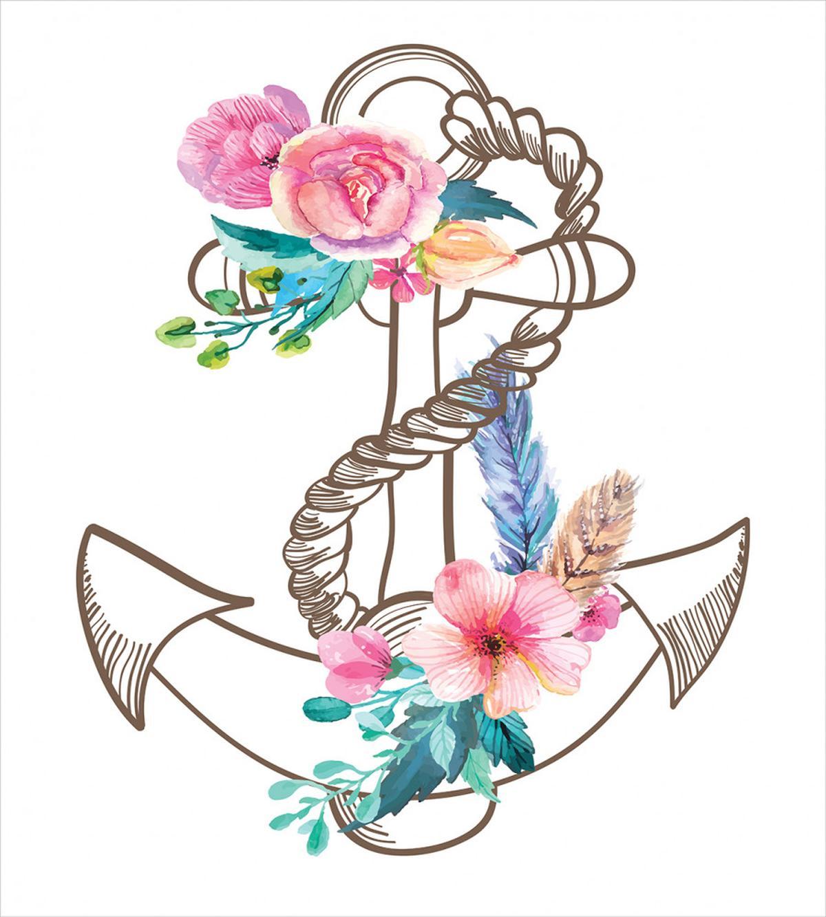 Spring Blossoms Feathers — Pattern