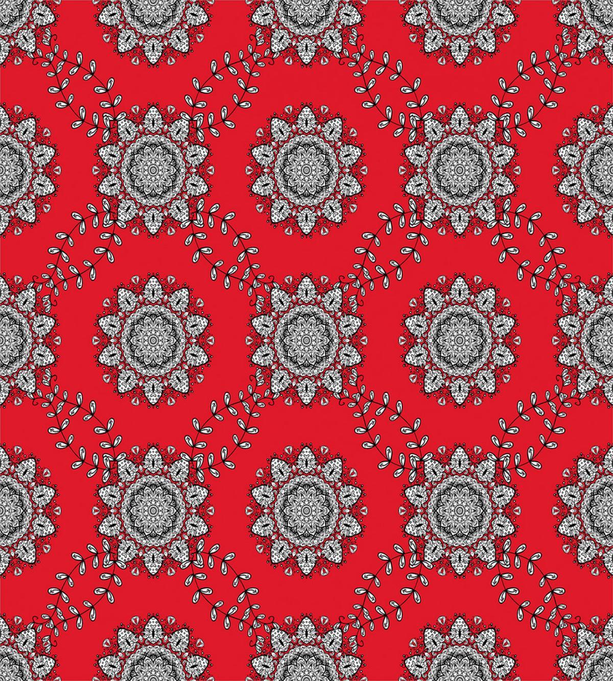 Swirls Floral Mesh — Pattern