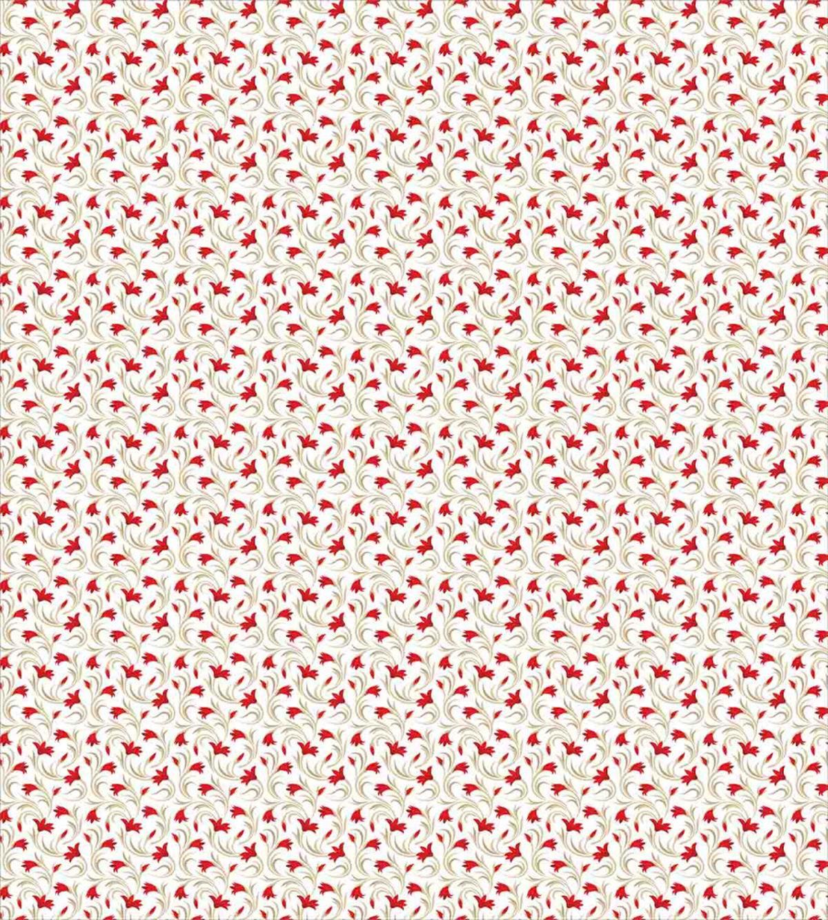 Gladiolus and Leaves — Pattern