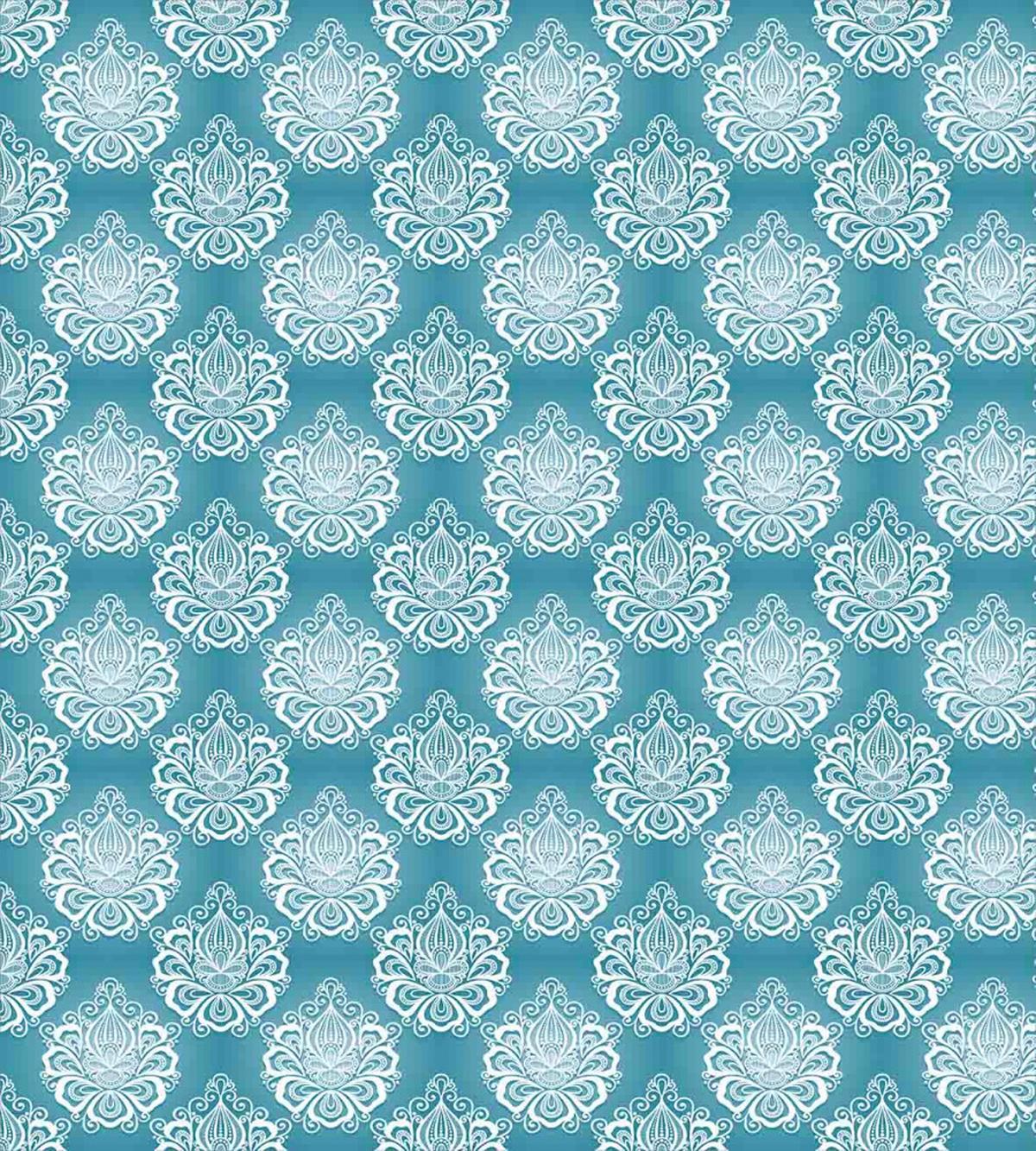 Curly Flowers — Pattern