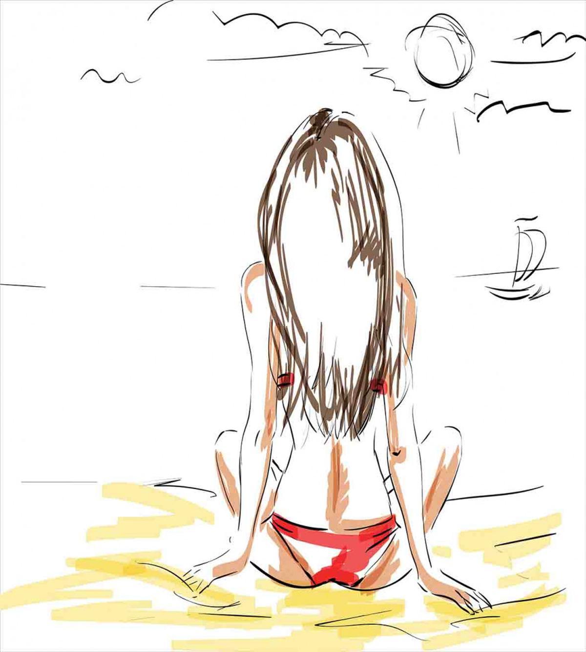 Sketch Beach Summer — Pattern