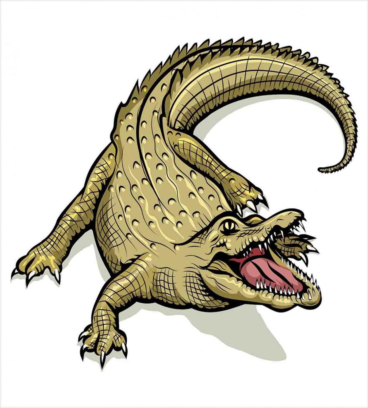 Exotic Wild Crocodile — Pattern