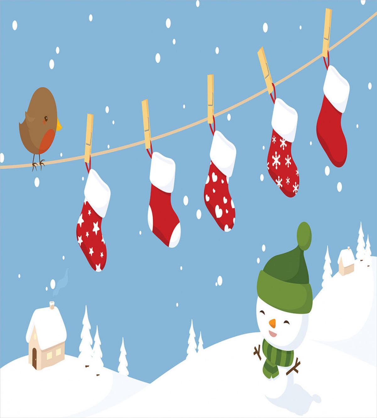 Socks Hanging Bird — Pattern
