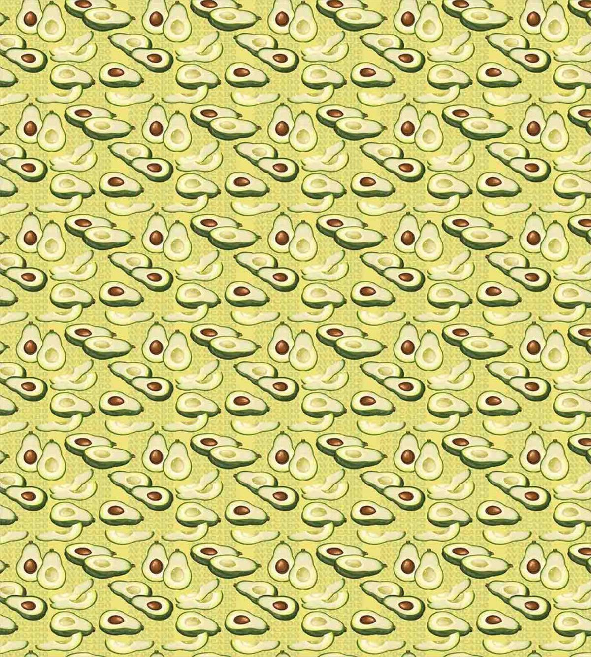 Ripe Avocado Slices — Pattern