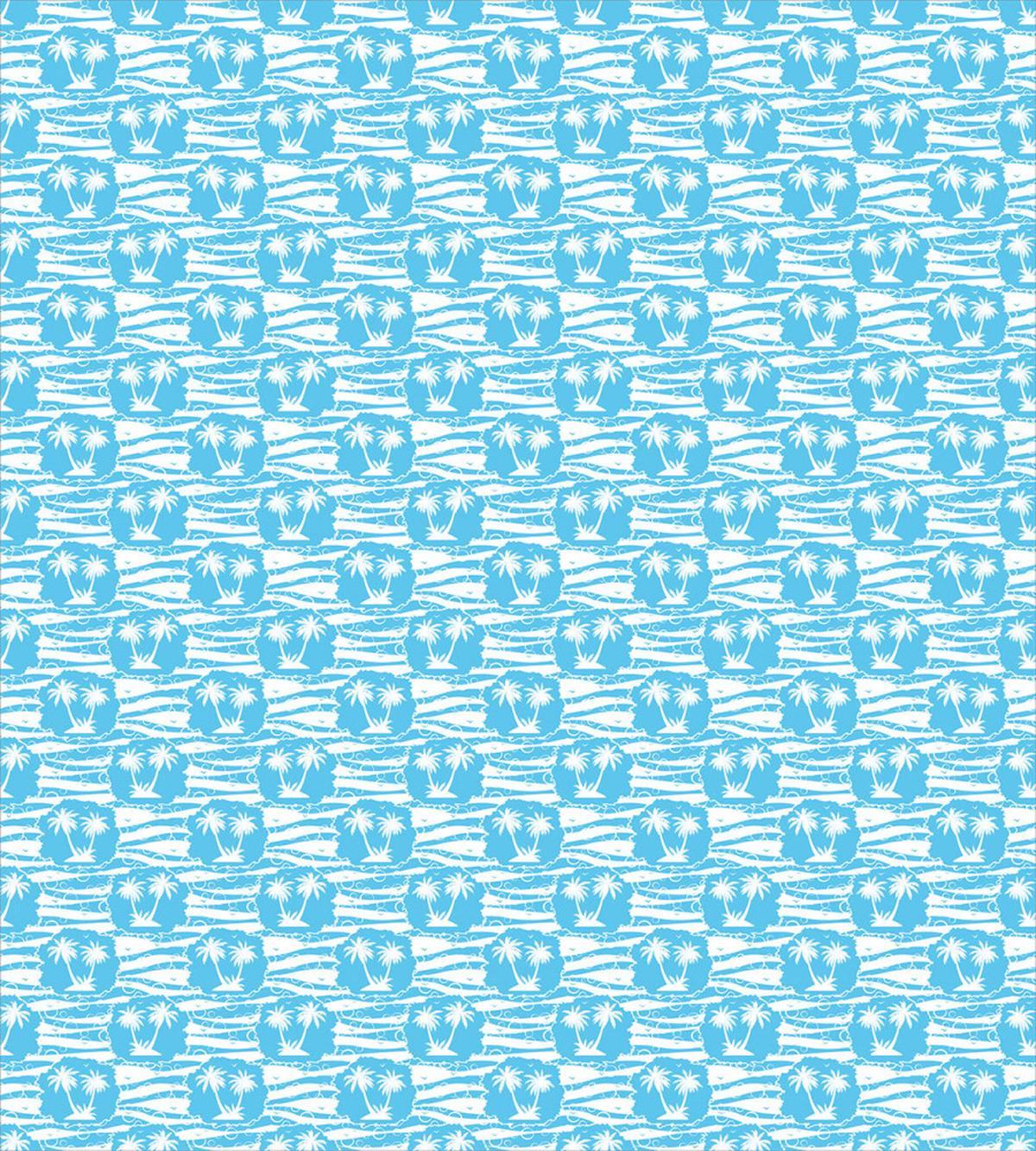 Cool Exotic Summer Palms — Pattern