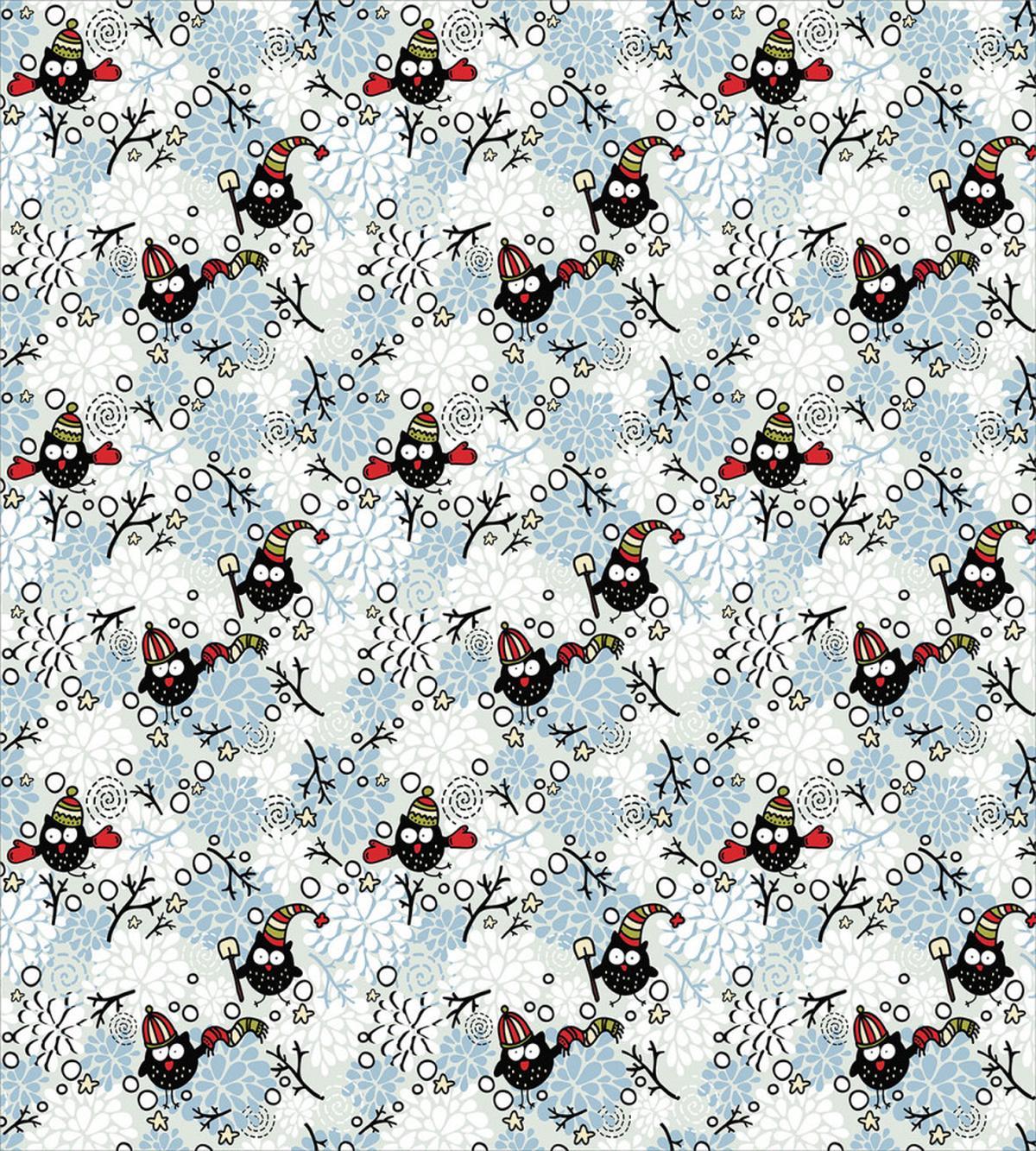 Winter Snow Xmas Doodle — Pattern