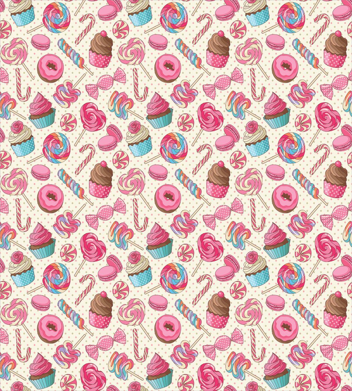 Yummy Food on Dots — Pattern