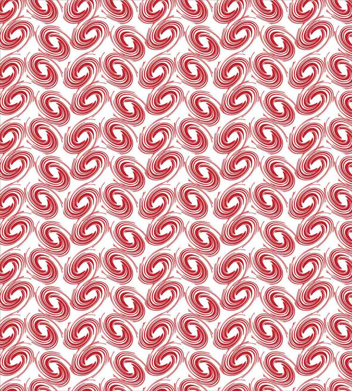 Red Toned Spirals — Pattern