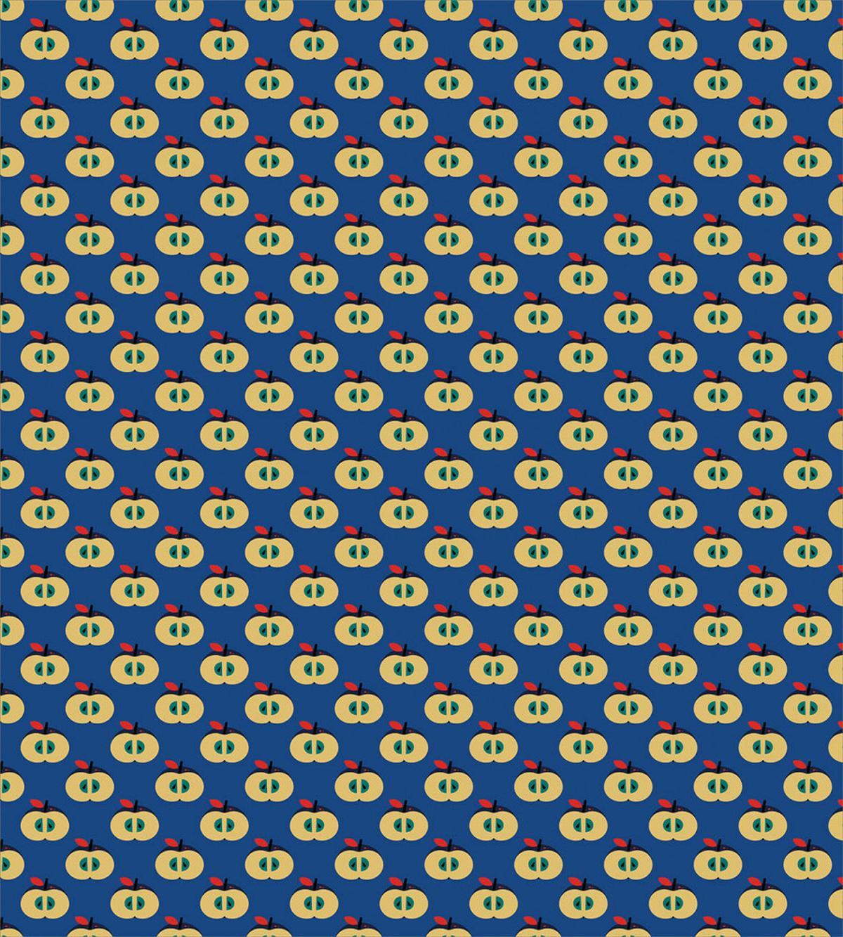 Repetitive Sliced Apples Art — Pattern