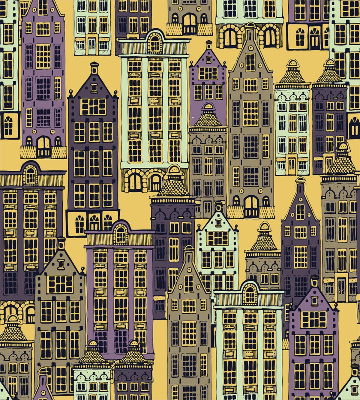 Vintage Houses Design — Pattern