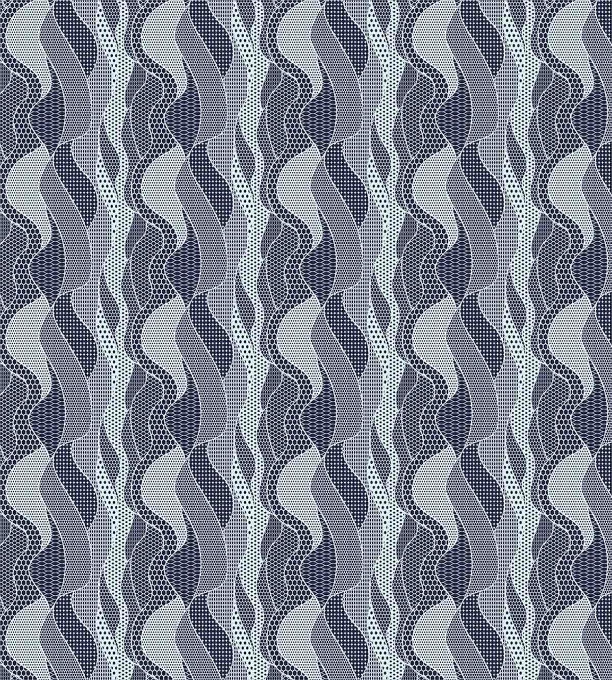 Waves Circles and Dots — Pattern