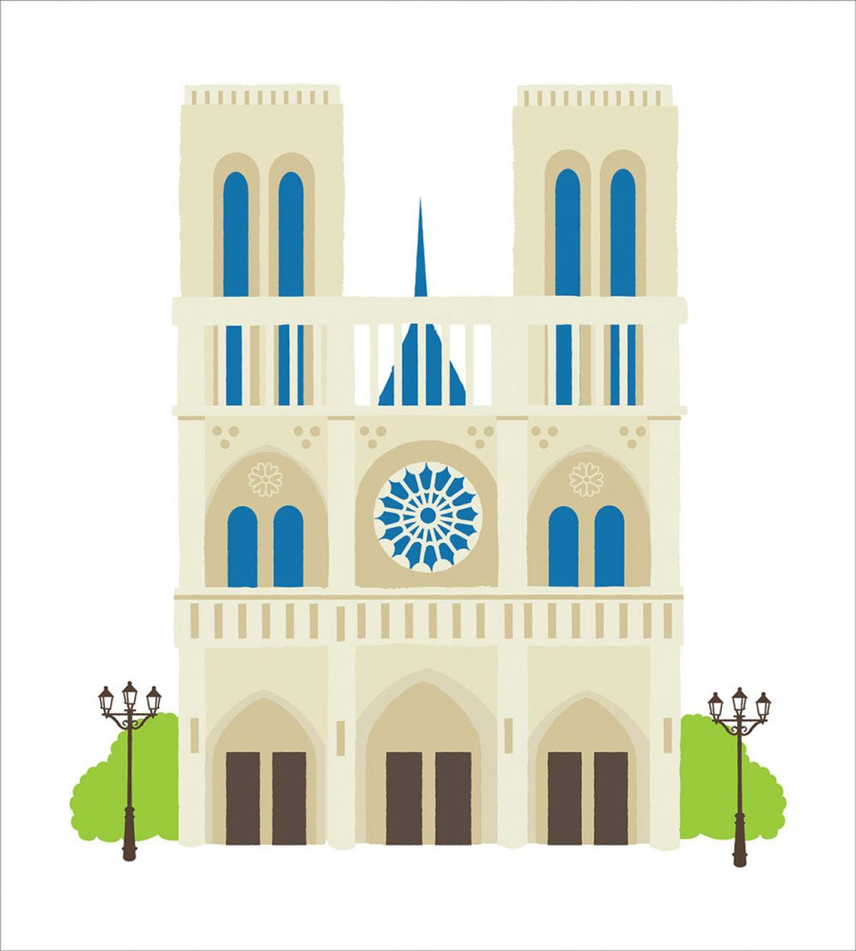 French Landmark — Pattern