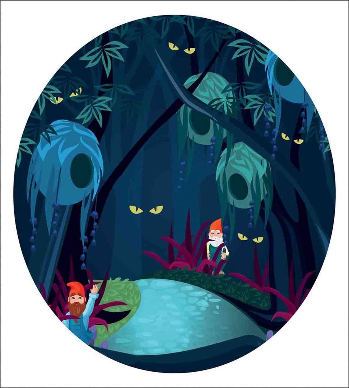 Scary Eyes Deep in the Forest — Pattern