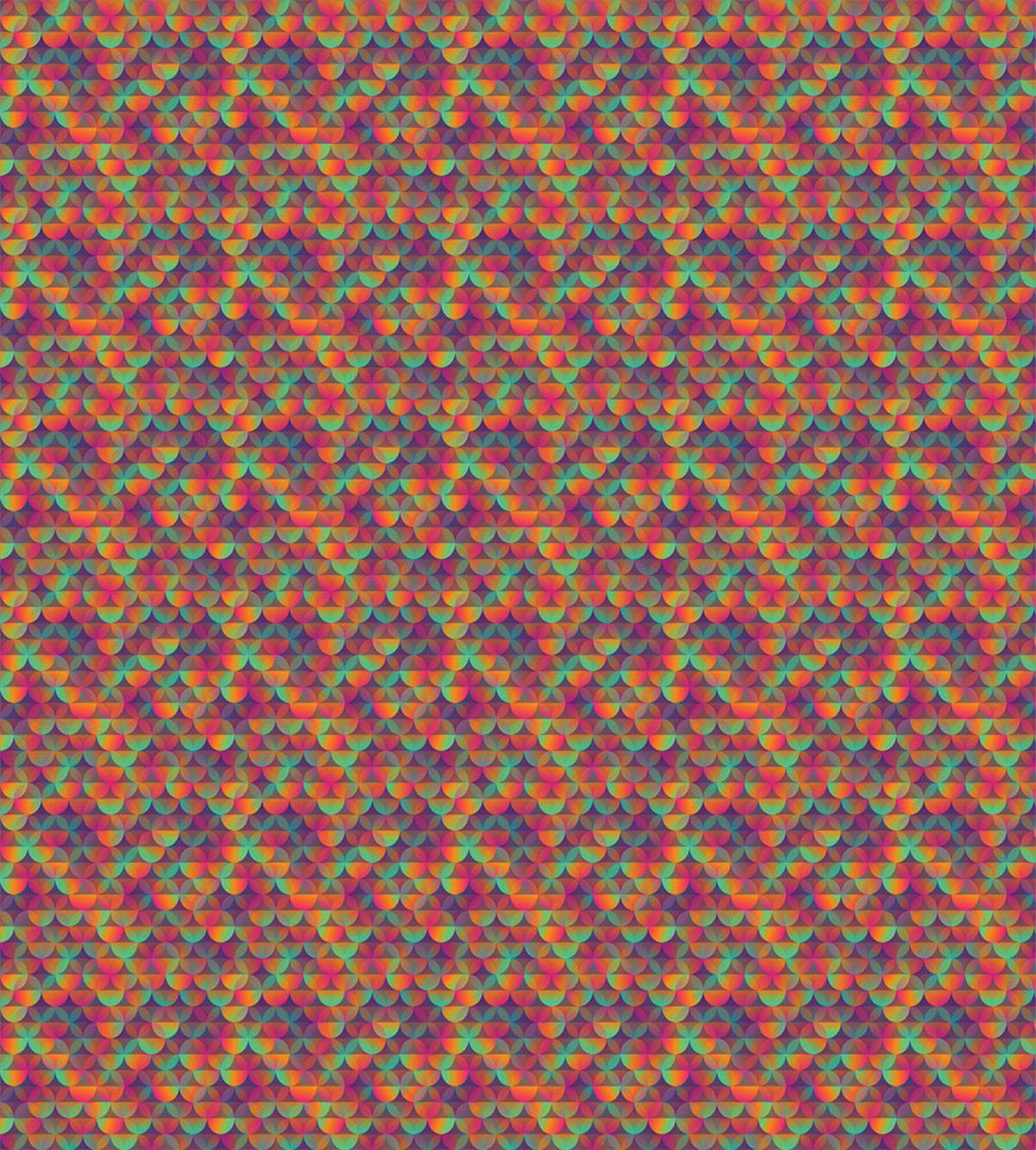 Rainbow Scale Feel — Pattern