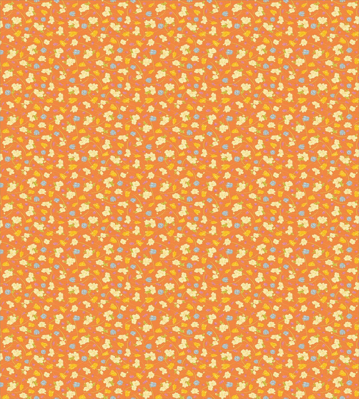 Cheerful Spring Flowers Art — Pattern