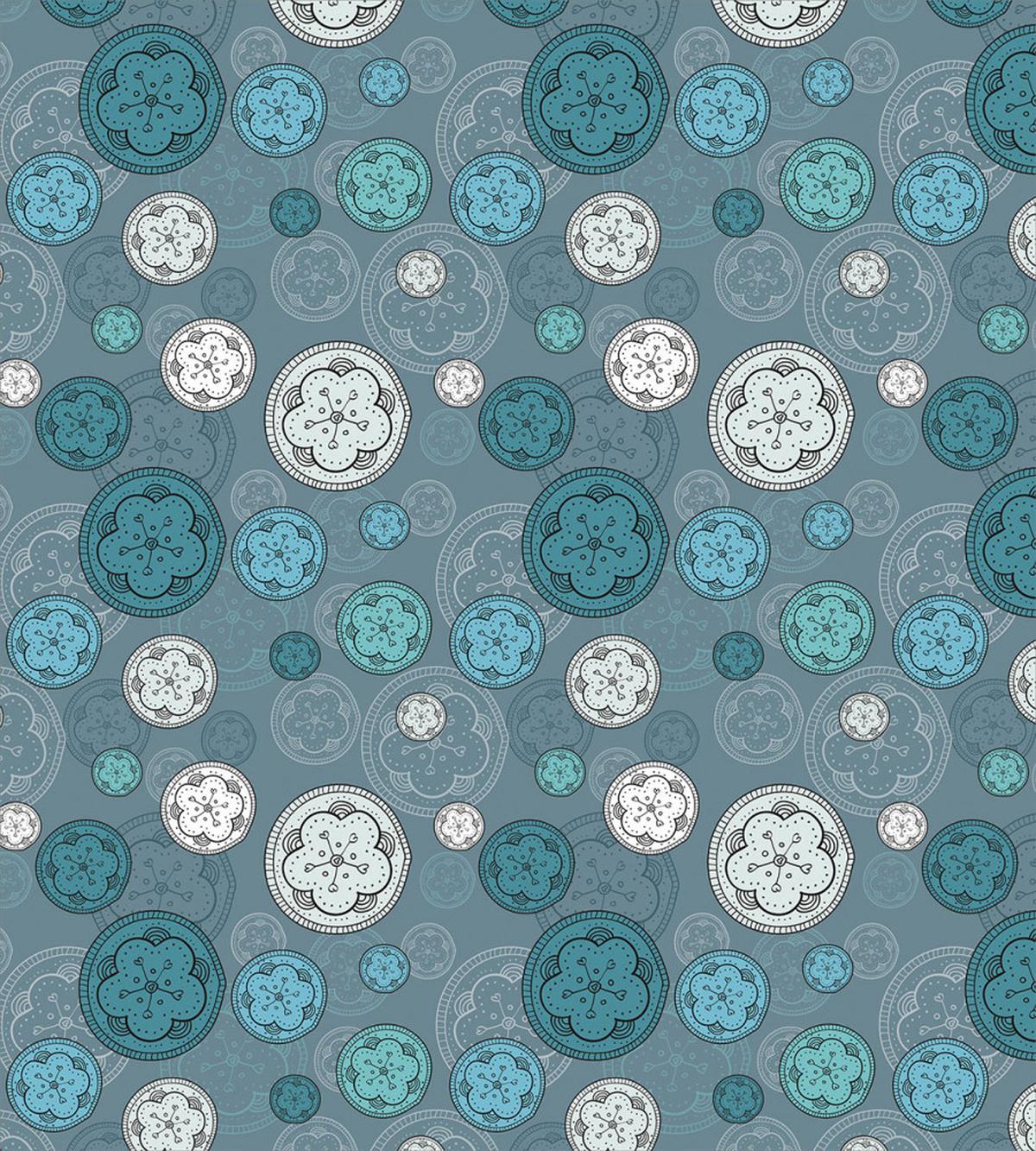 Circles Flowers Graphic — Pattern