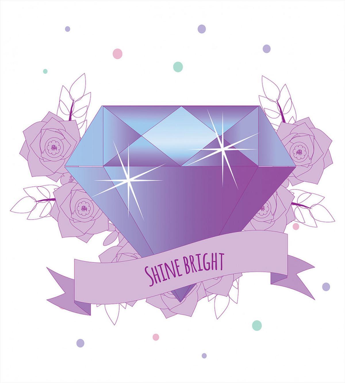Wording with Diamond — Pattern