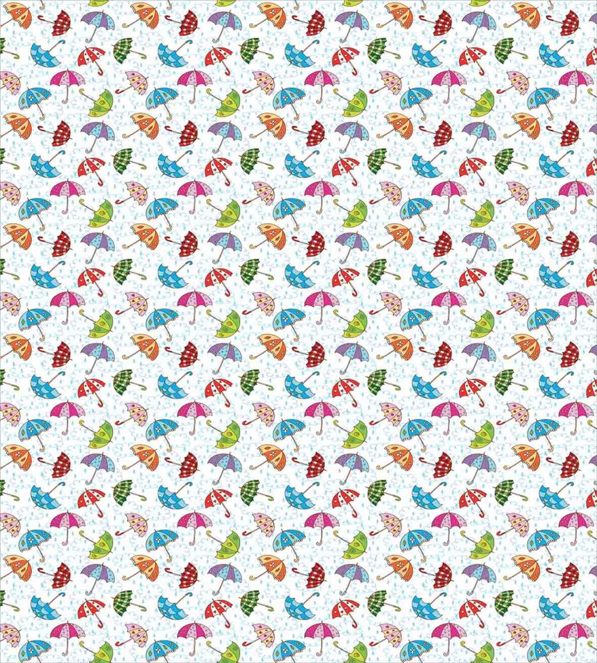 Colorful Doodle Umbrellas — Pattern