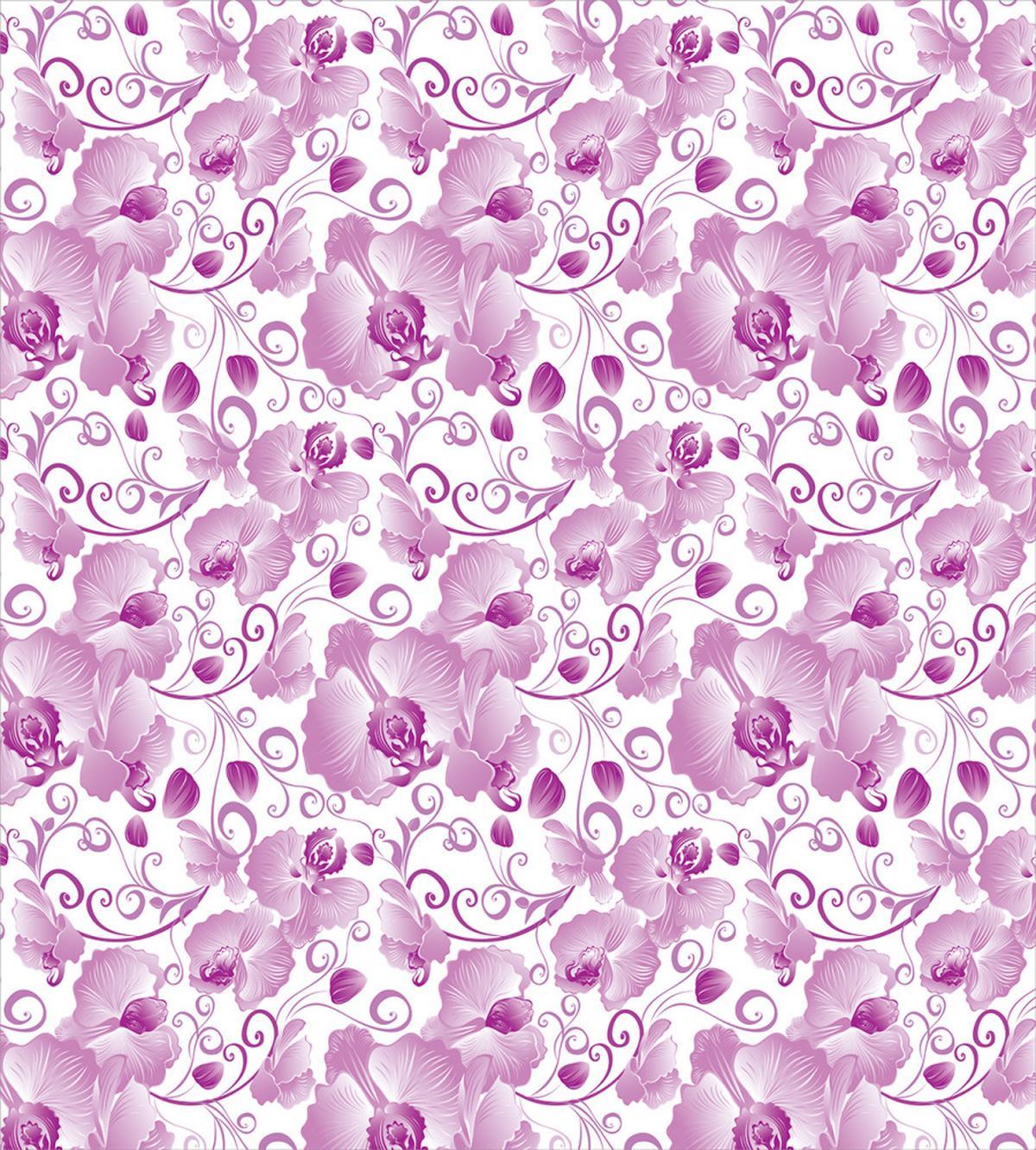 Ornate Floral Curly Leaf — Pattern