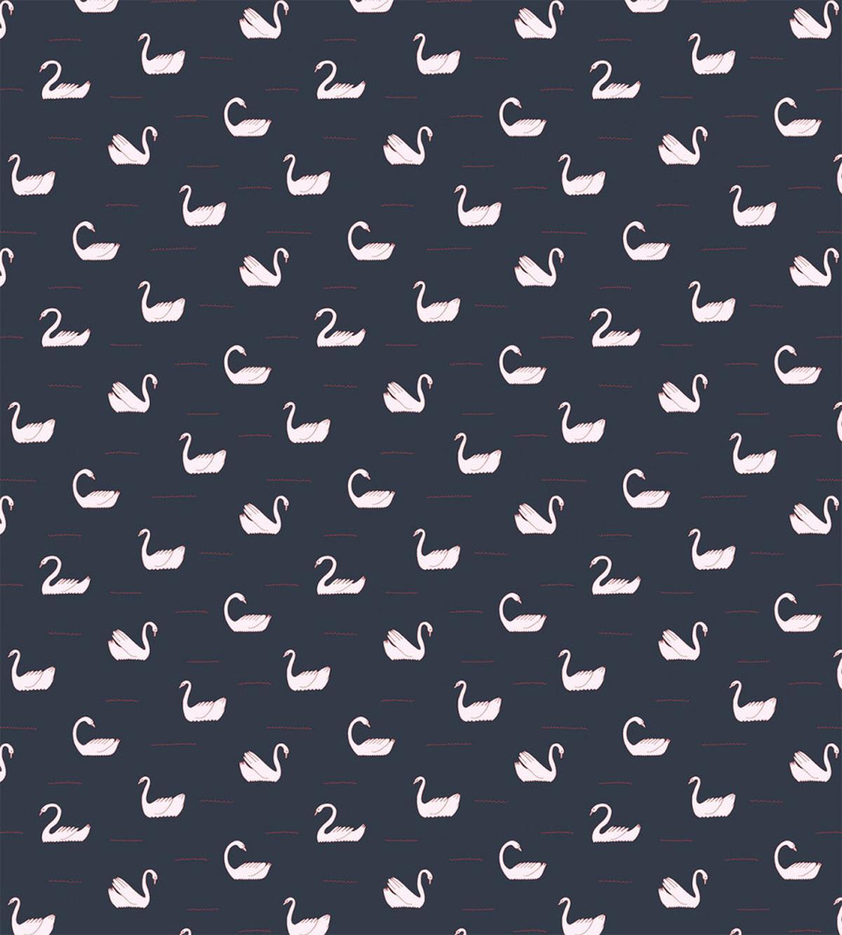 Dark Lake with Calm Waves — Pattern