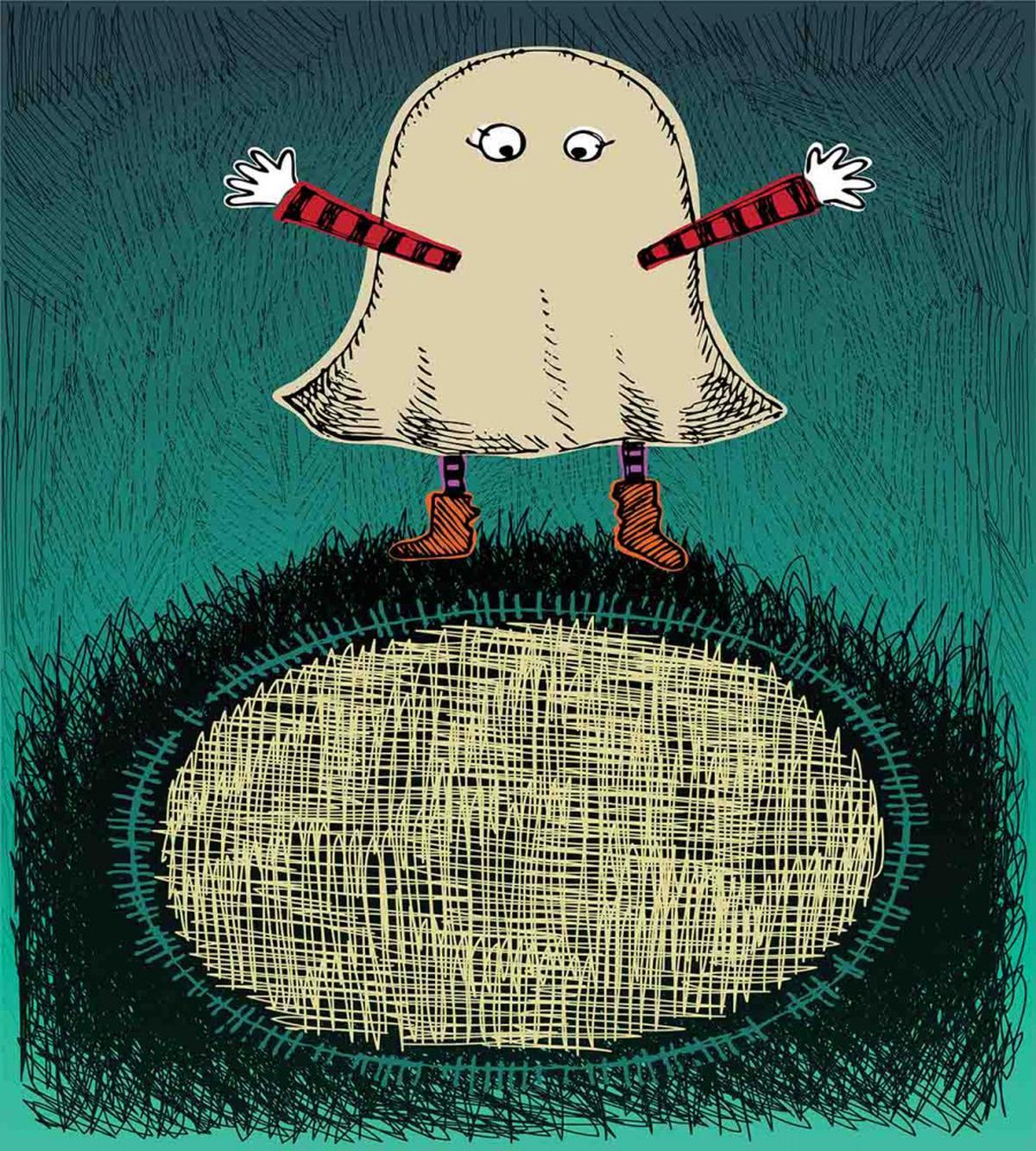 Funny Kid in a Costume Sketch — Pattern