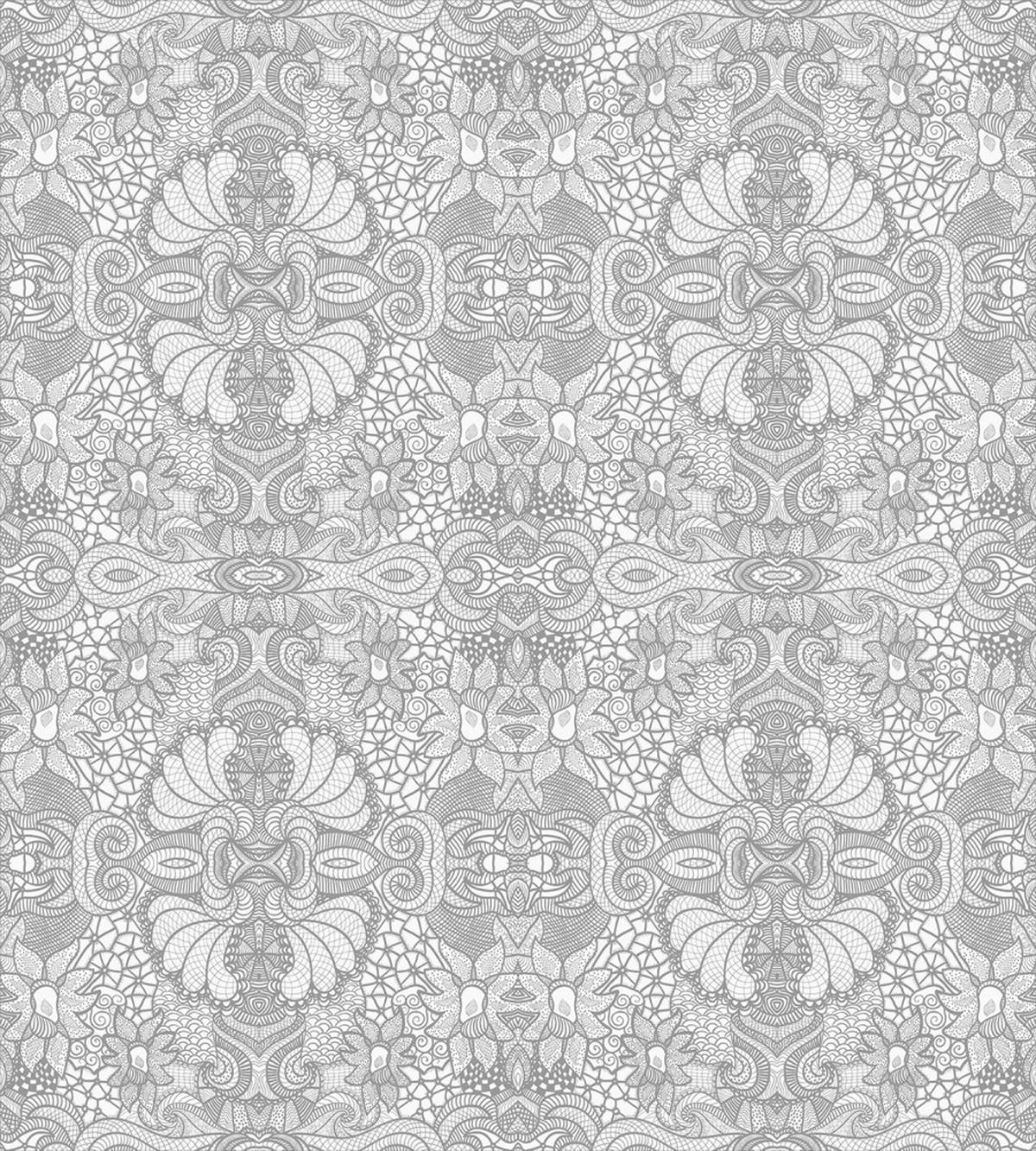 Floral Paisley Lace Like — Pattern