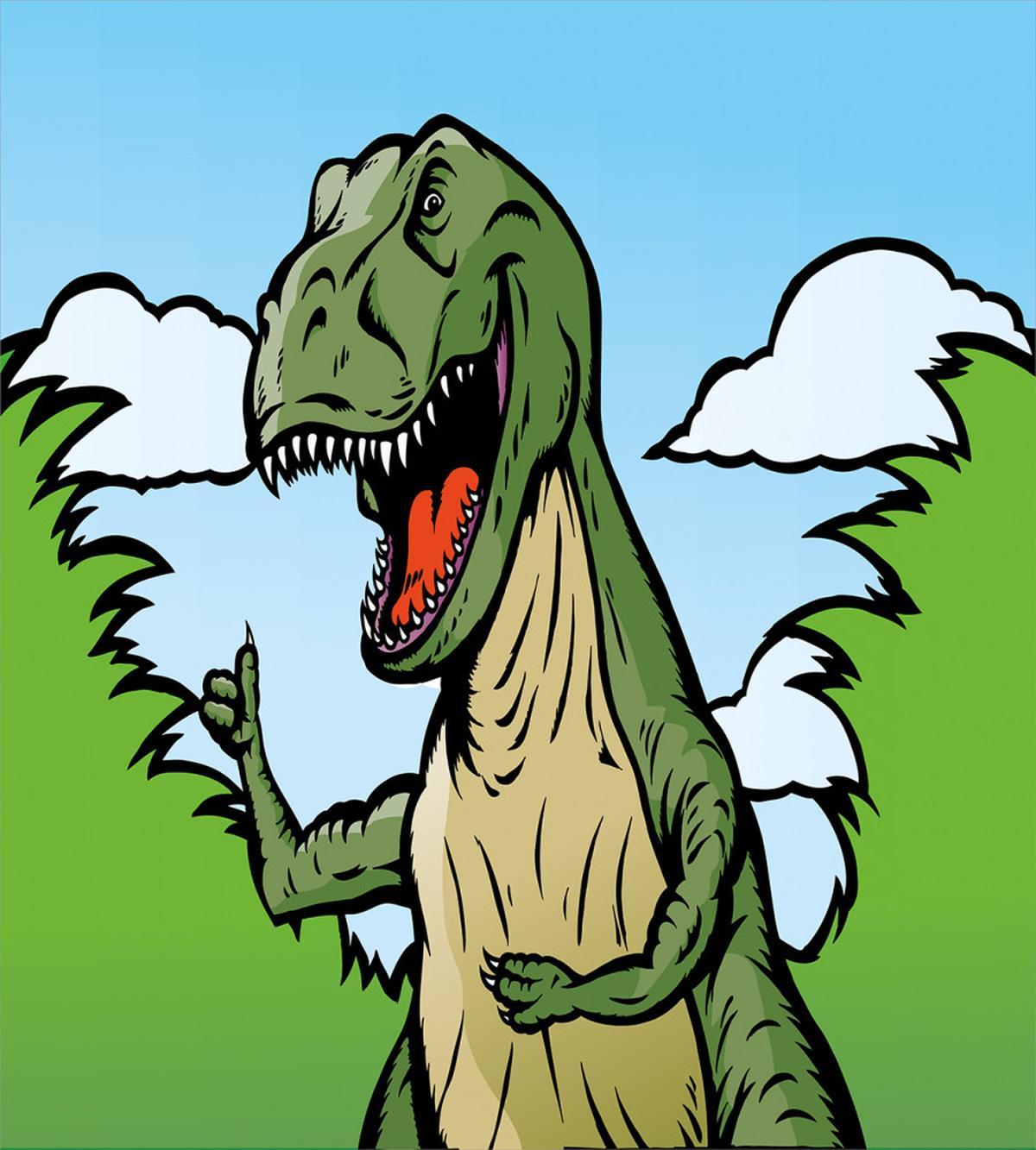 Cartoon T-Rex Funny — Pattern