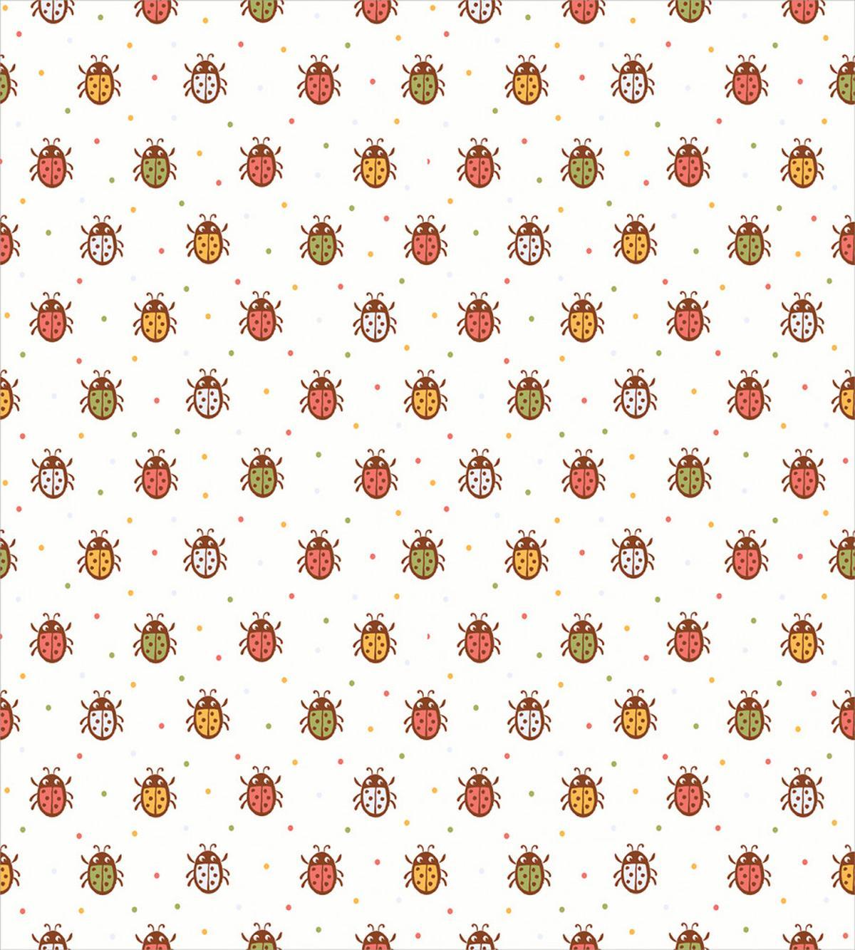 Pastel Colored Ladybugs — Pattern