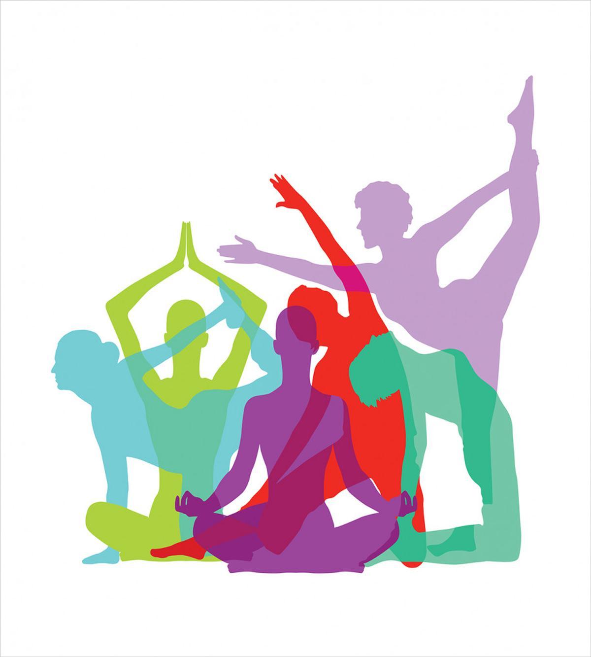 Poses Female Silhouettes — Pattern