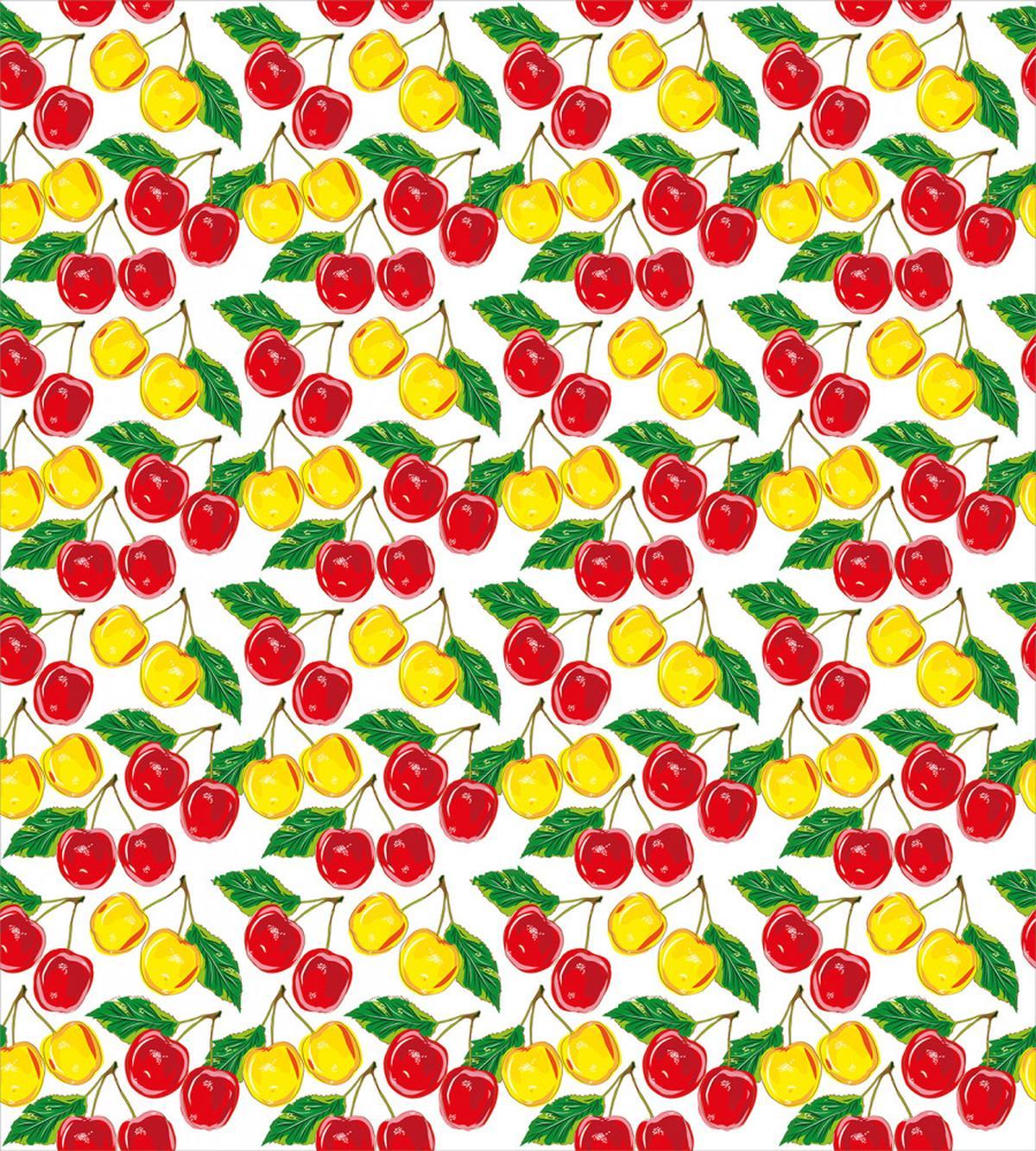 Graphic Colored Cherries — Pattern