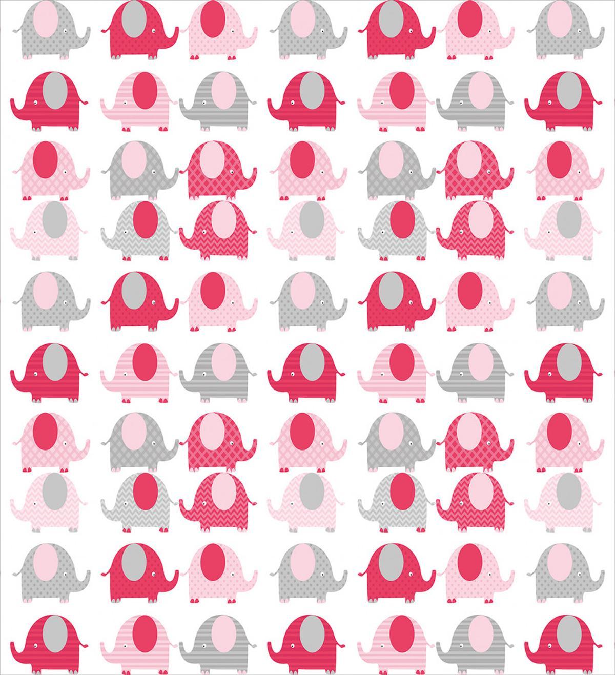 Abstract Elephants Dots — Pattern