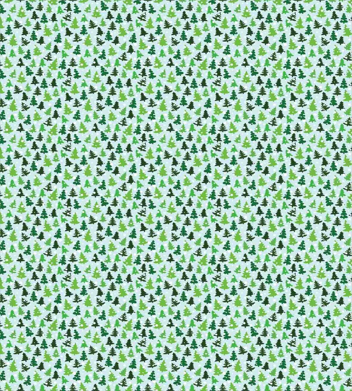 Green Silhouettes — Pattern