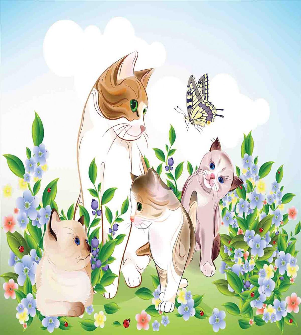 Happy Kittens — Pattern