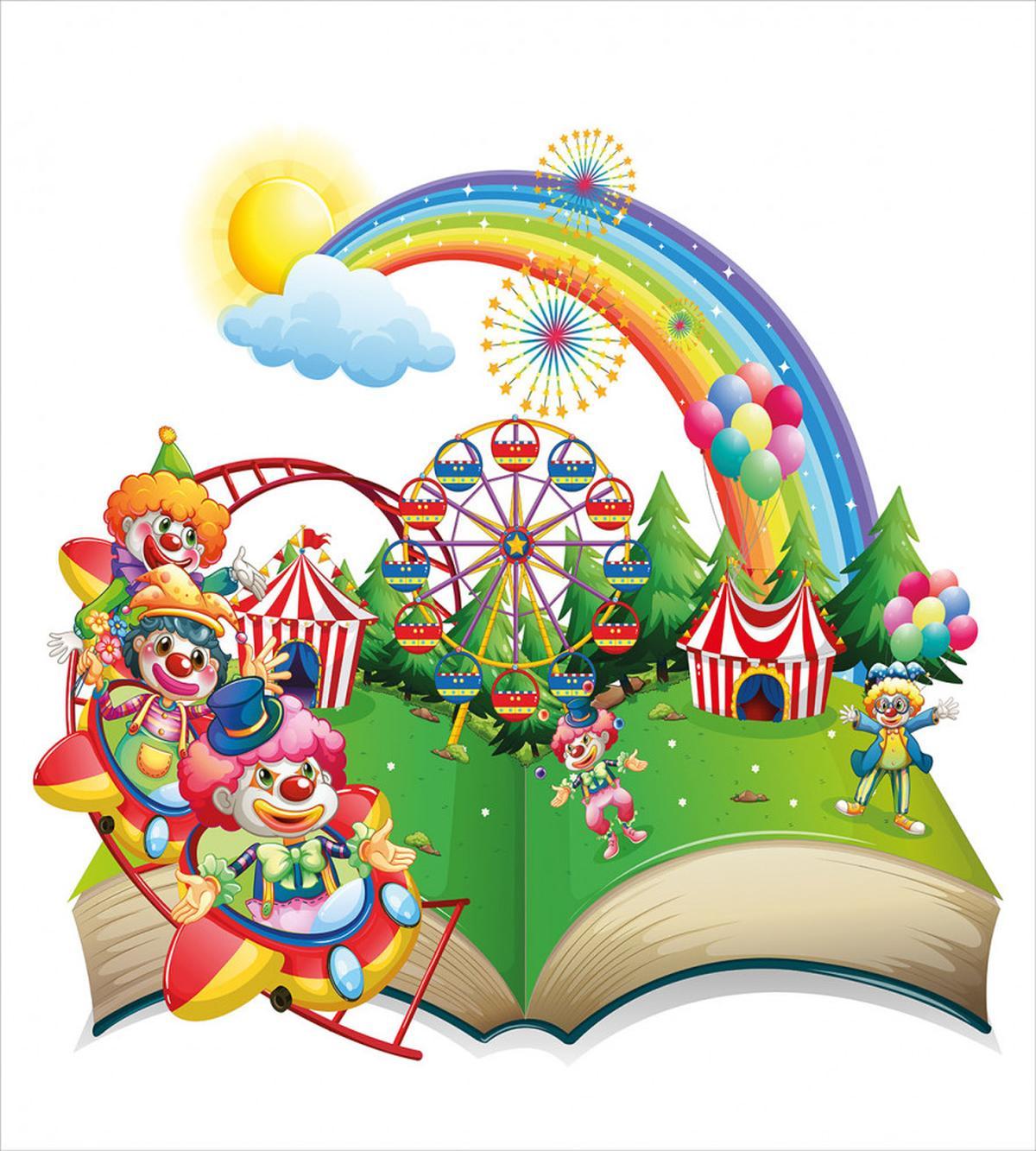 Rainbows and Clowns — Pattern