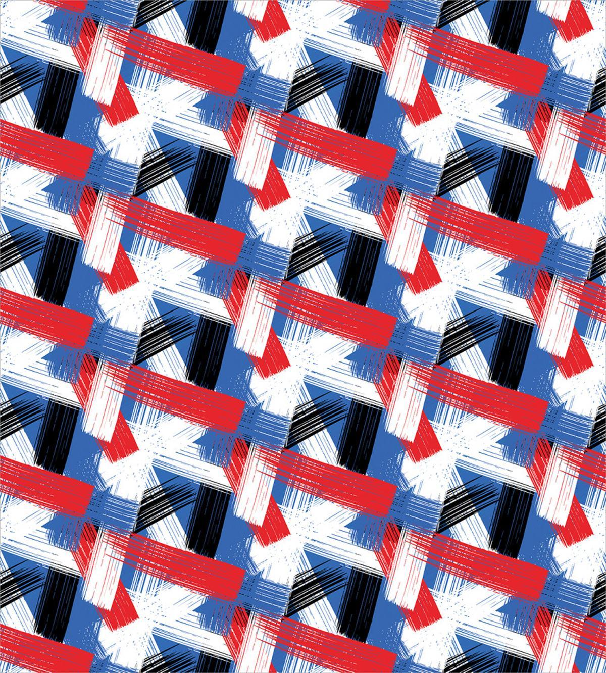 Geometric Grunge Motif — Pattern