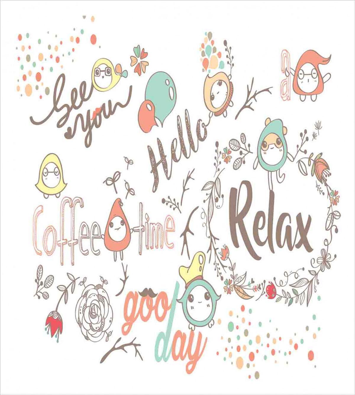 See You Hello Day Text — Pattern