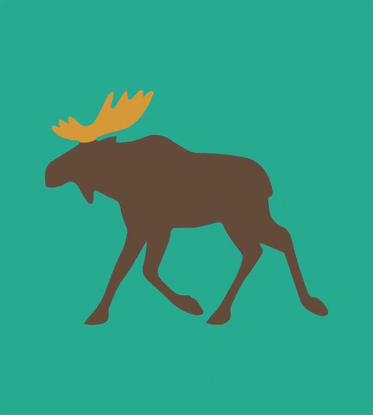 Deer Family and Antlers — Pattern