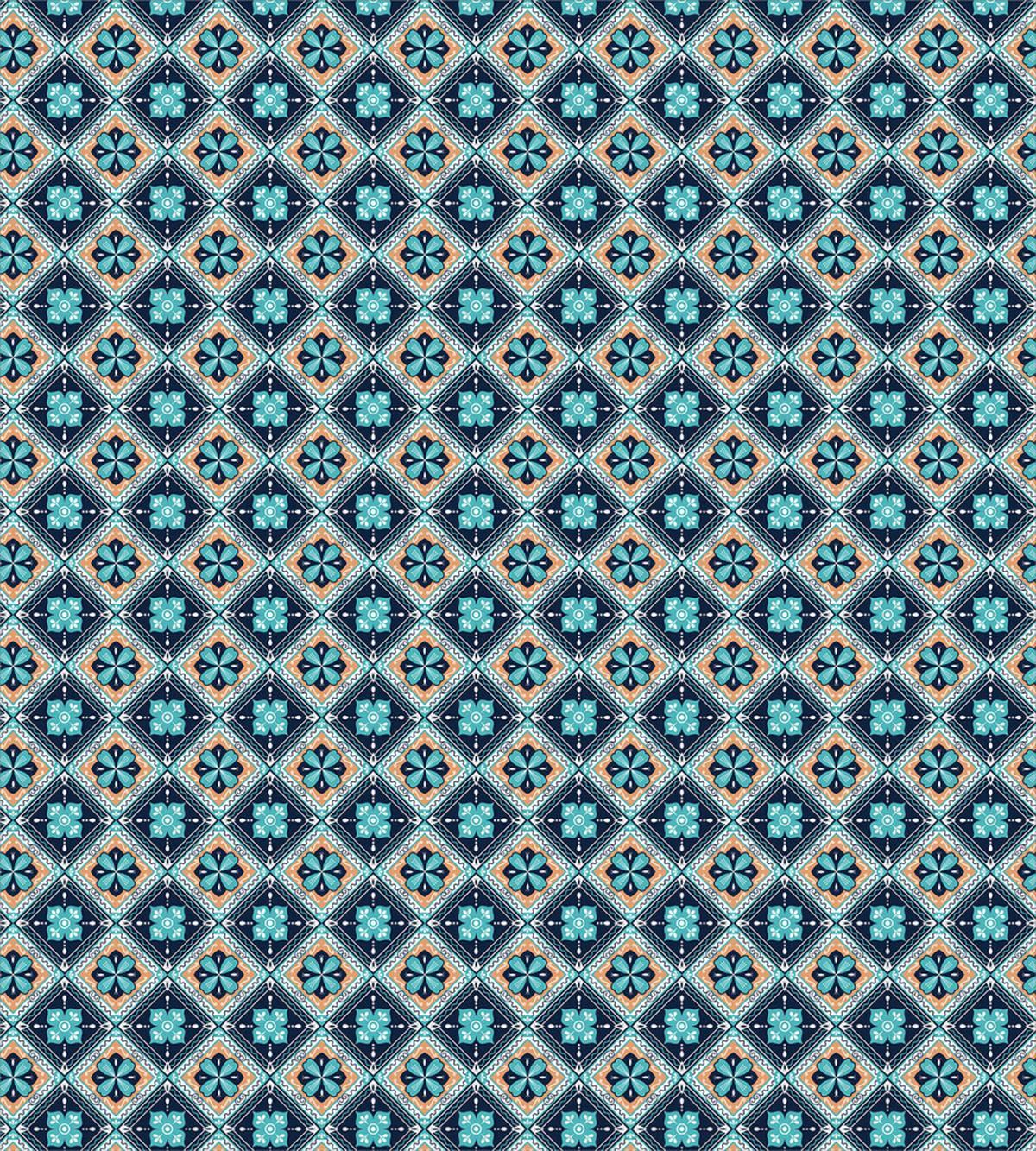 Flower Motif Squares — Pattern