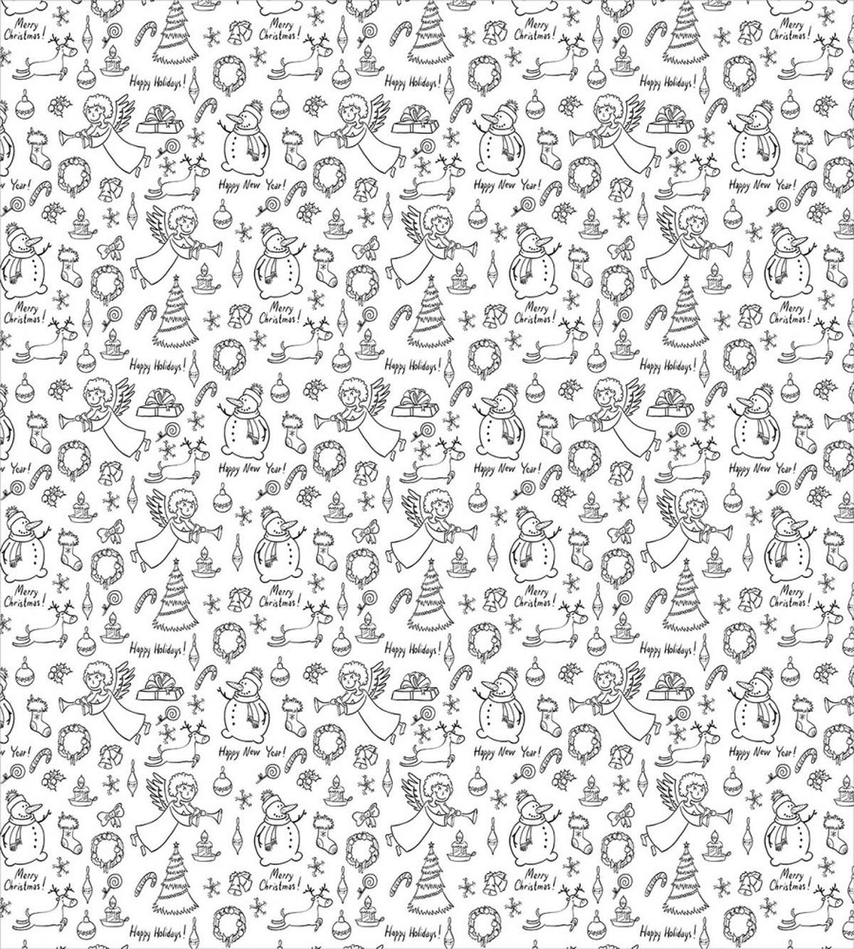 Doodle Christmas Rudolph — Pattern