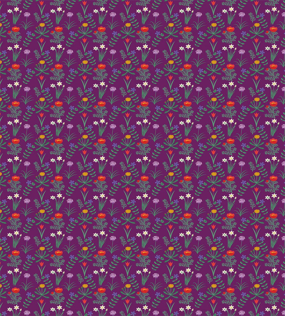 Various Spring Flowers — Pattern