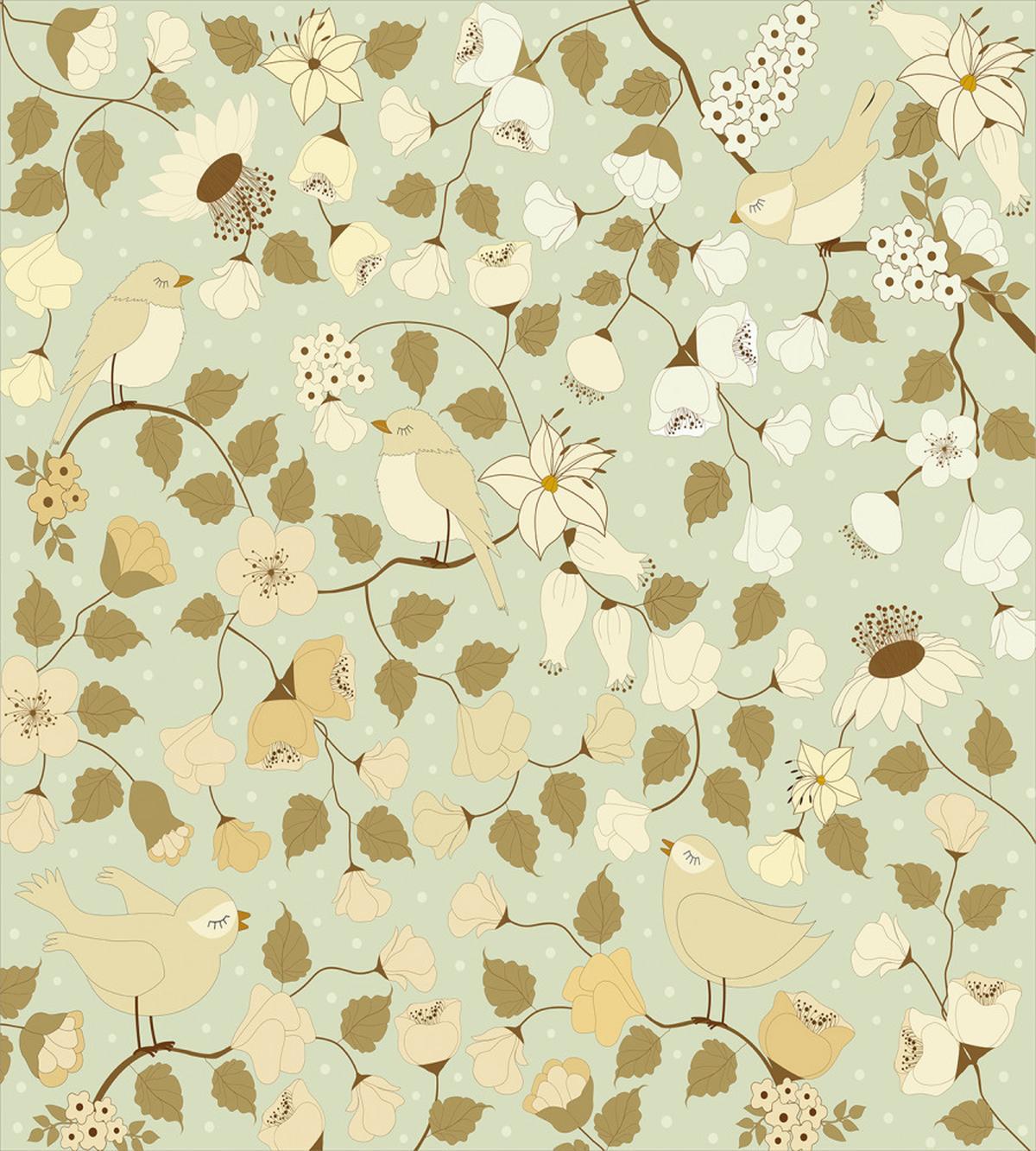 Vintage Retro Swirls — Pattern