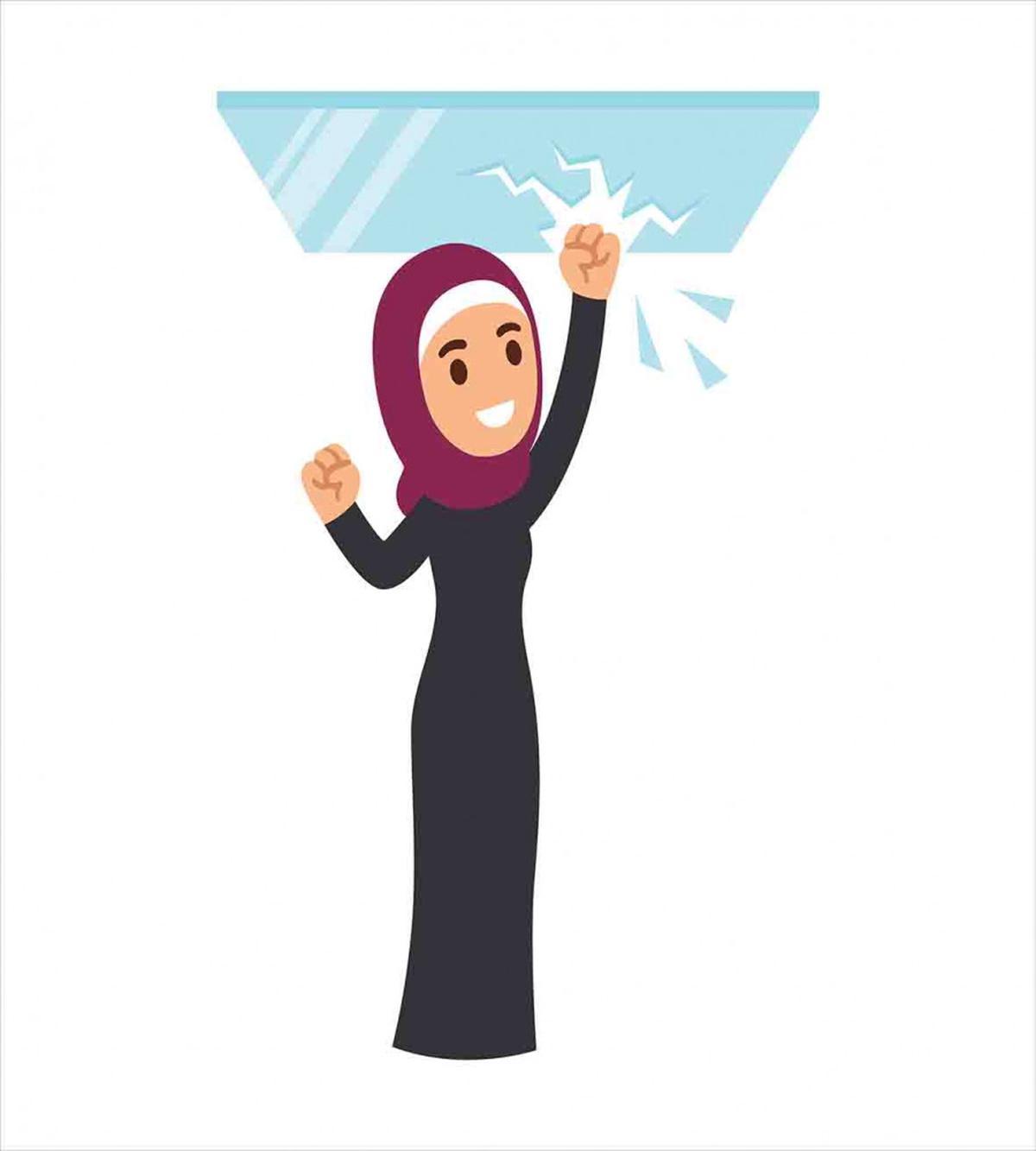 Woman with Glass — Pattern