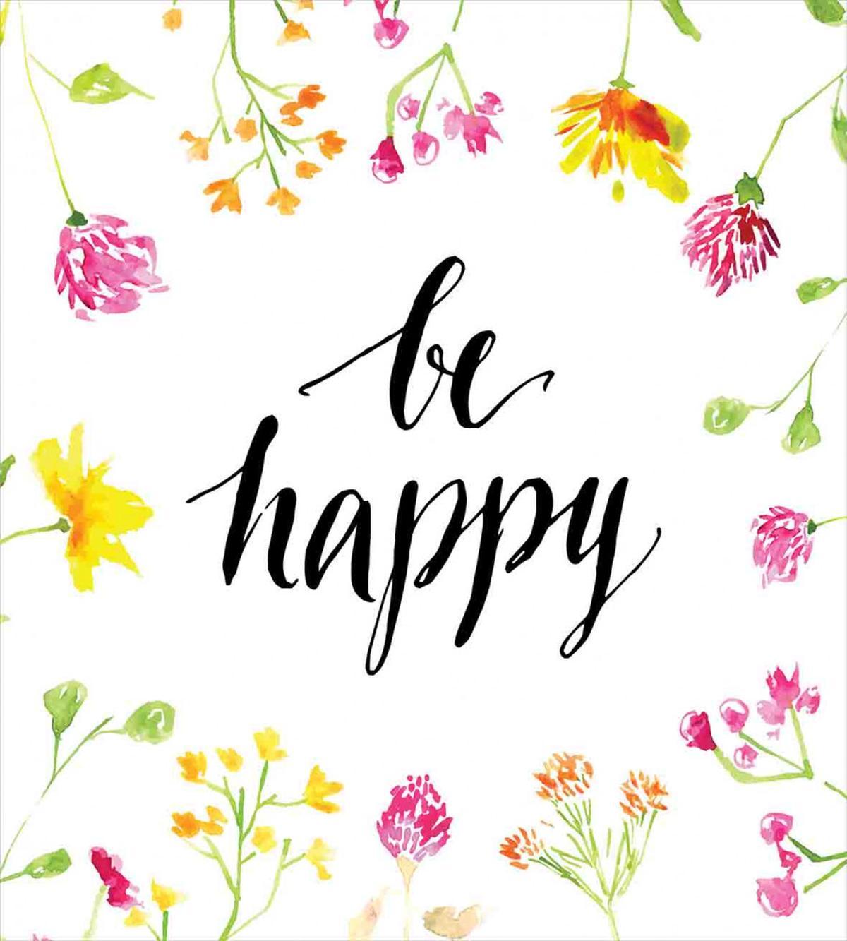 Positive Vibes Be Happy — Pattern