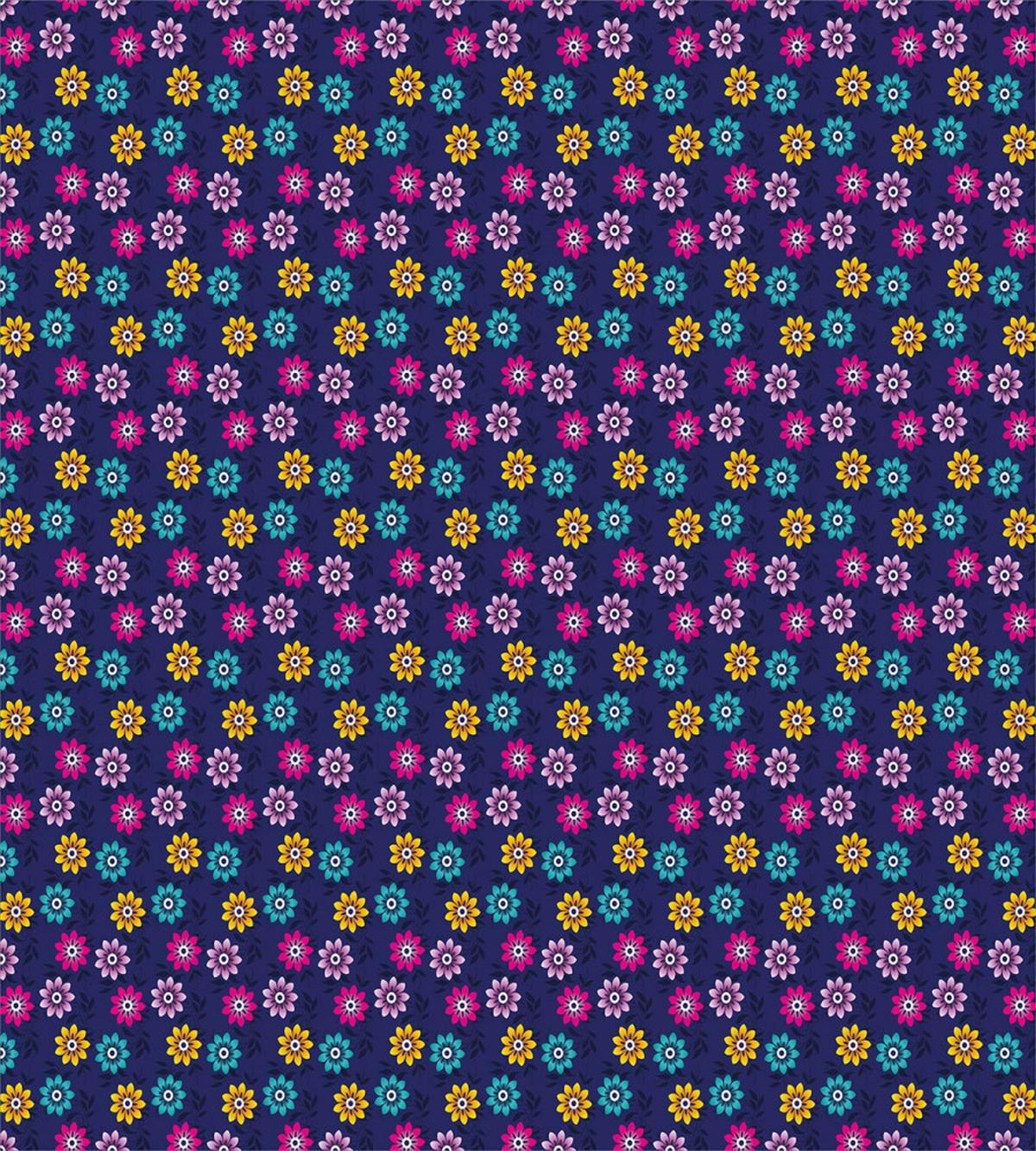 Colorful Flowers Love — Pattern